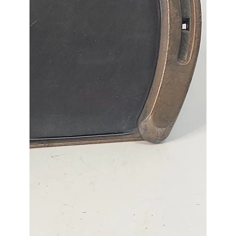 Authentic St. Croix Forge Horseshoe Picture Frame Rustic Western Decor 4x4.5